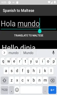 Spanish to Maltese Translator android App screenshot 2